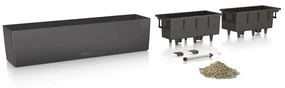 LECHUZA Plantenbak Balconera Color 80 ALL-IN-ONE leigrijs 15683