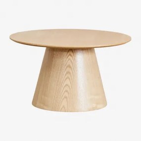 Ronde Houten Salontafel (ø80 Cm) Aura Essenfineer - Sklum