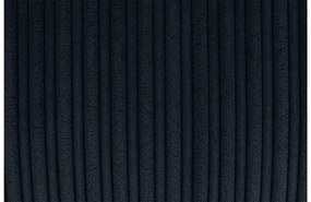 Goossens Bank Ravenia zwart, stof, 2-zits, stijlvol landelijk