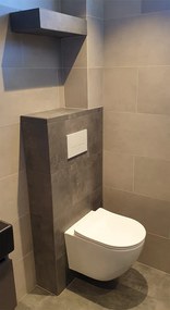 Vloertegel 30x60 Cm Betonlook Licht Grijs DC89
