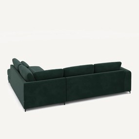 Omvormbare hoekbank rechts, fluweel, Marsile