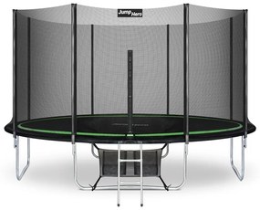 Tuintrampoline met veiligheidsnet aan buitenkant 427cm Jump Hero 14FT