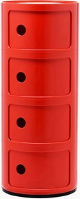 Design container Componibili, 4 modules, H 77 cm