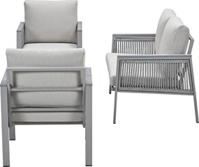 Garden Impressions Kreta loungeset 4-delig - taupe