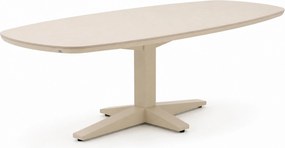 Dining Tuintafel ovaal 220 x 110 cm Taupe Zanzibar
