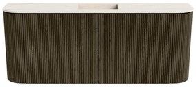 Mondiaz Joya DLux 105cm toiletmeubel ronding links/rechts shadow met wastafel faye midden 1 kraangat meli
