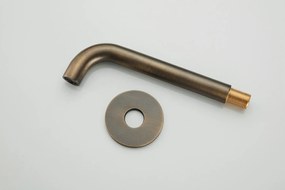 Saniclear Plus Curved inbouw badkraan met 20cm uitloop verouderd messing