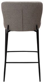 Dan-Form Glam Counter Barstoel Boucle Grijsbruin