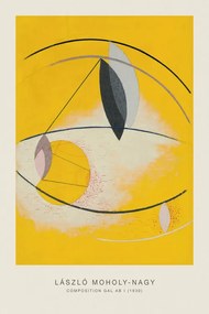 Kunstreproductie Composition Gal Ab I (Original Bauhaus in Yellow, 1930) - Laszlo / László Maholy-Nagy