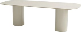 Bosco dining tuintafel 240x105xH75 cm keramiek oyster linen Taste 4SO