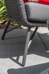 4 Seasons Outdoor Wing Living Chair SALE  Loungestoel    zwart weerbestendig