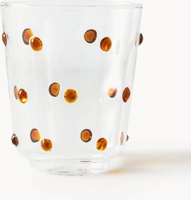 Mondgeblazen borosilicaatglazen Nob, 2-delig