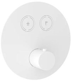 Hotbath Cobber afbouwdeel inbouwthermostaat met 2 pushbuttons mat wit PB009EXTWH