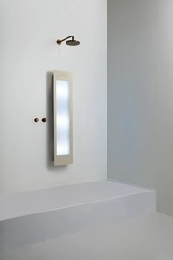 Sunshower Round Plus Medium Sand White infraroodlamp en UV 33x140x10cm opbouw