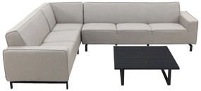 Boavista/Cuba Sunbrella loungeset - Nature Grey - 4-delig - Links