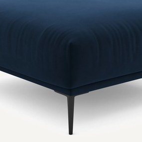 XL voetenbank in fluweel, Oscar, ontwerp E. Gallina