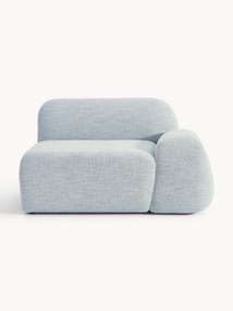 Bouclé hoekmodule Wolke