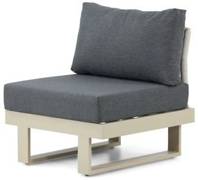 Hoek loungeset 6 personen Aluminium Taupe  Lifestyle Garden Furniture Lorenzo