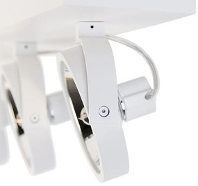 Design Spot / Opbouwspot / Plafondspot wit verstelbaar 3-lichts - Go Modern G9 Binnenverlichting Lamp