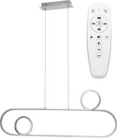 Hangende Plafondlamp LED APP810-CP CHROM afstandsbediening