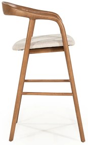 Eleonora Rayven Moderne Barkruk Bruin 104cm