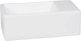 Saqu fontein zonder kraangat 30,5x18x11 cm Wit