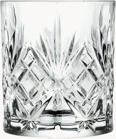 Kristallen whiskyglazen Melodia, 6-delig