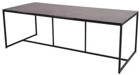 4 Seasons Outdoor Quatro tafel met HPL blad dark grey 220 cm SALE  Tuintafel    antraciet weerbestendig