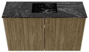 Mondiaz Joya DLux 70cm toiletmeubel dusk met wastafel faye midden 1 kraangat lava