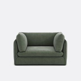 XL fauteuil in structuurstof, Malo