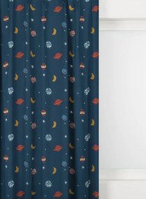 HEMA Gordijnstof Groningen Verduisterend Space (blauw)