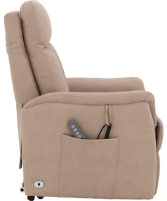 Goossens Relaxstoel Troyes, Relaxfauteuil - lift up systeem+2 motors (140 kg)