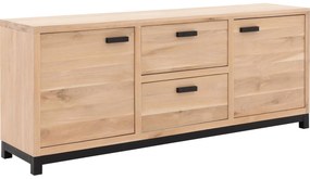 Goossens Dressoir Sans, 2 deuren 2 laden