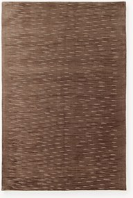 Handgeweven lyocell vloerkleed Oriana