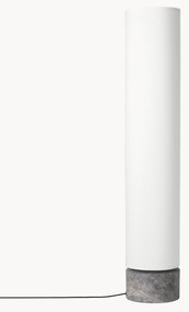 Dimbare LED vloerlamp Unbound met marmeren voet, in verschillende formaten