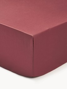 Katoensatijnen hoeslaken Premium