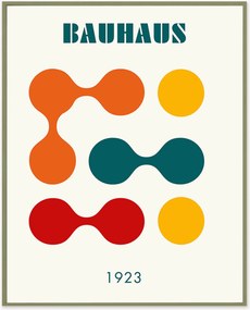 Ingelijste digitale print Bauhaus