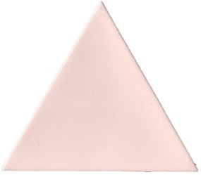 Terre d'Azur Cima wandtegel driehoek 11x13cm roze glans