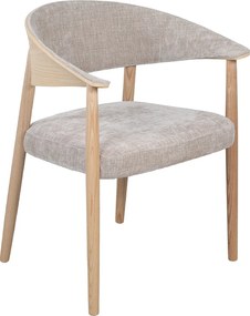 Eiken Eetkamerstoel Gebogen Hout