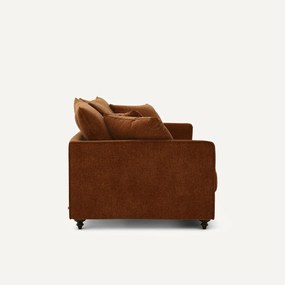 Compacte slaapbank, chenille fluweel, Lazare