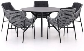 Manifesto Novara/Sora ø 127cm dining tuinset 6-delig