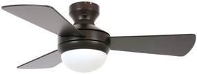 Beacon Airlie Hugger Plafondventilator 92cm Dark Koa/Brons 512311