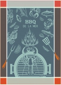 Jacquard theedoeken De La Mer, 4-delig