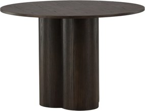 Design Eettafel Bruin - 110 X 110cm.