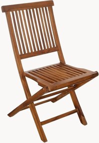 Inklapbare tuinstoelen Maeva van teakhout, 2 stuks