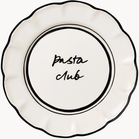 Handgemaakt keramisch ontbijtbord Bistro