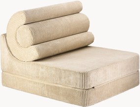 Handgemaakte vouwstoel Flipster van corduroy