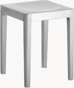 Handgemaakte metalen kruk Emeco