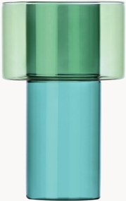 Handgemaakte glazen vaas Boreale, H 21 cm