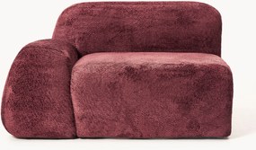 Hoekmodule Wolke van teddy-bouclé